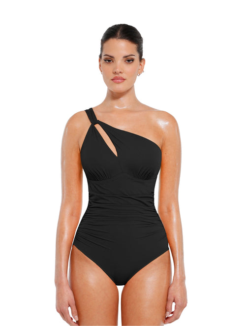Maiô Modelador One Shoulder