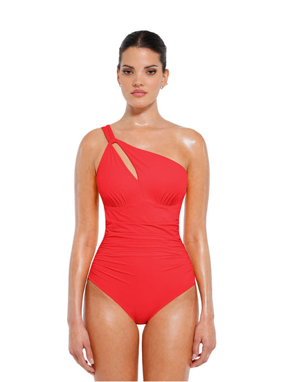 Maiô Modelador One Shoulder